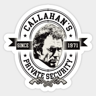 Callahan's Private Security Lts Sticker